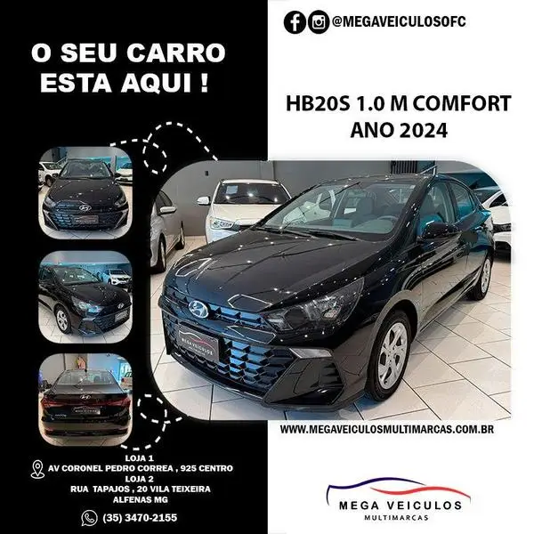 Carro Hyundai HB20S 2024 Comfort 1.0 (Flex)