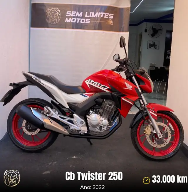 Moto Honda CB 250F Twister 2022 250F (ABS) Cinza fosco