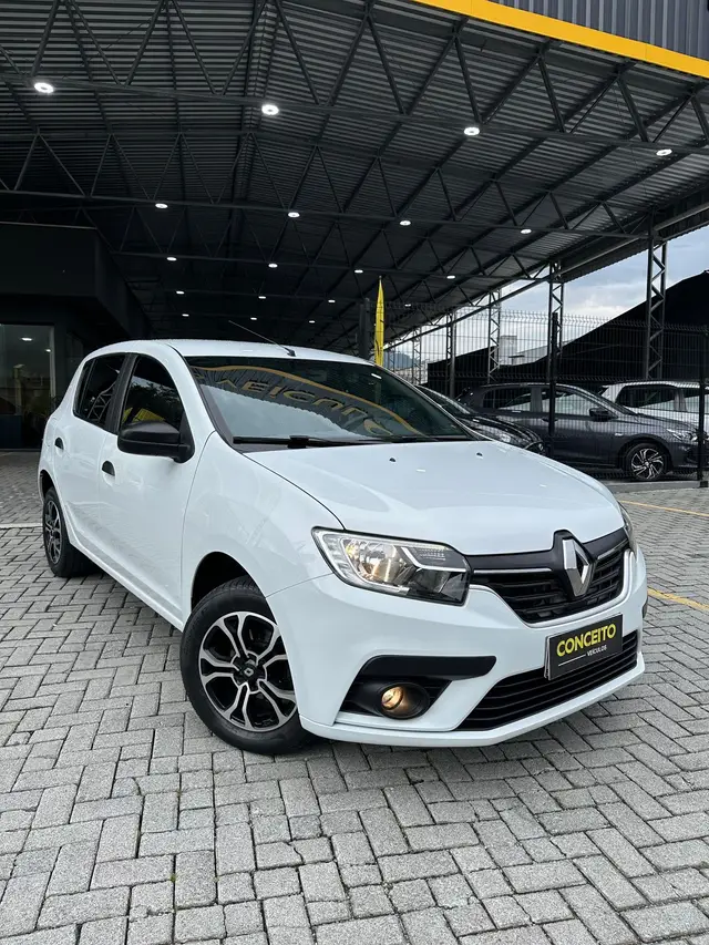 Carro Renault Sandero 2021 Life 1.0 12V SCe (Flex)