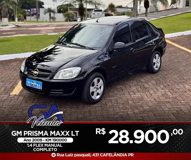 Carro Chevrolet Prisma 2009 Joy 1.0 (Flex)