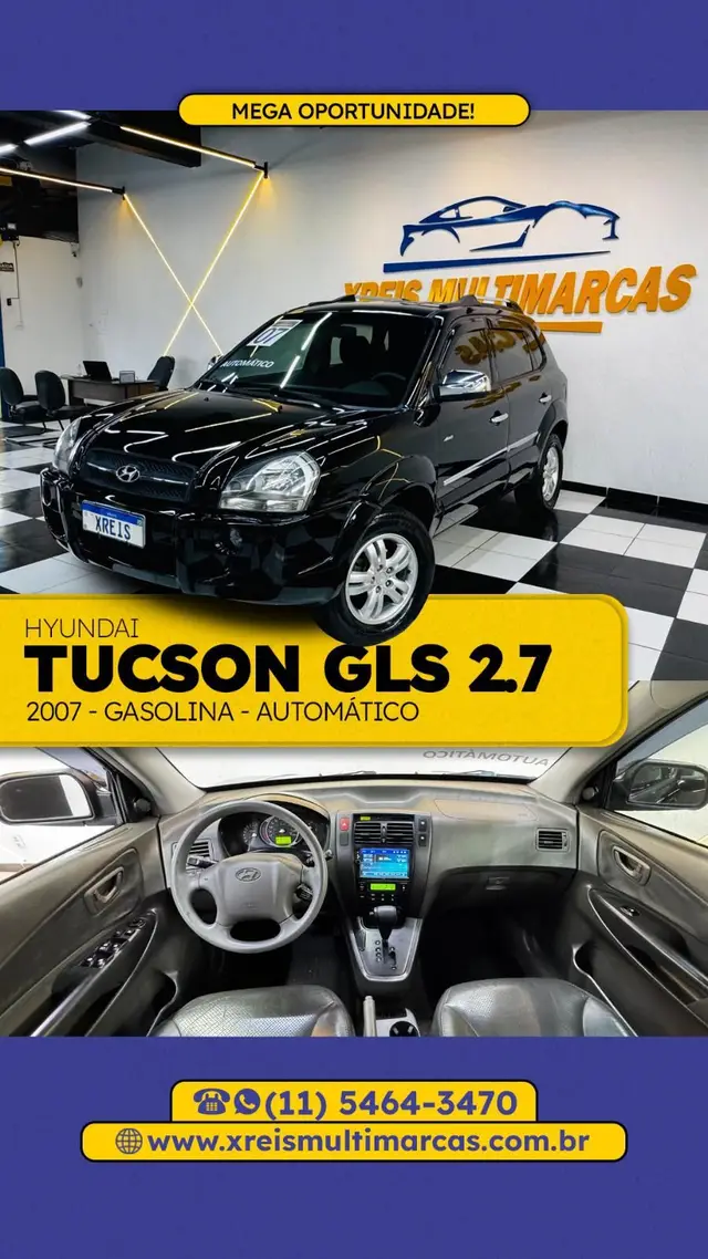Carro Hyundai Tucson 2007 GLS 2.7 V6 24V (aut)