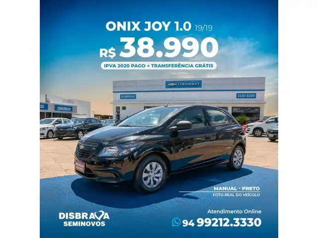 Carro Chevrolet Onix 2019 1.0 Joy SPE/4