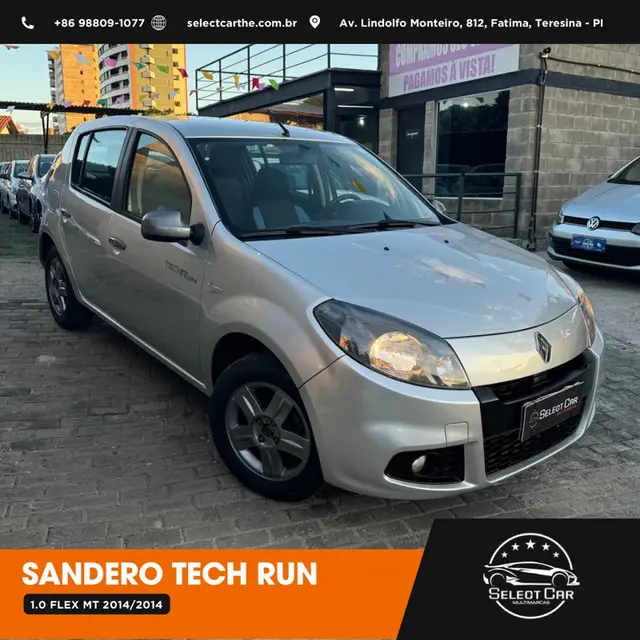 Carro Renault Sandero 2014 Tech Run 1.0 16V (Flex)