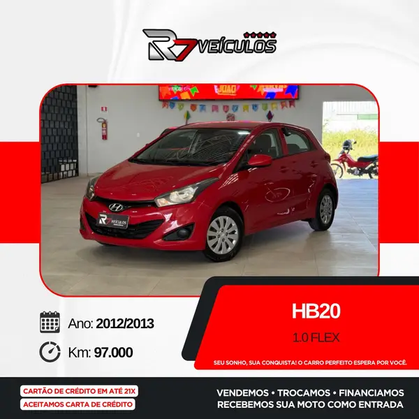 Carro Hyundai HB20 2013 1.0 Comfort (Flex)