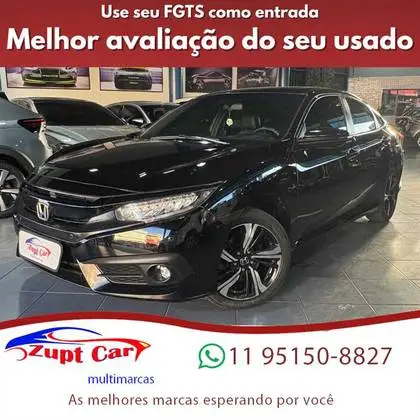 Carro Honda Civic 2017 Touring 1.5 Turbo CVT