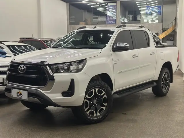 Carro Toyota Hilux Cabine Dupla 2021 SRV 2.7 CD 4x2 (Flex) (Aut)