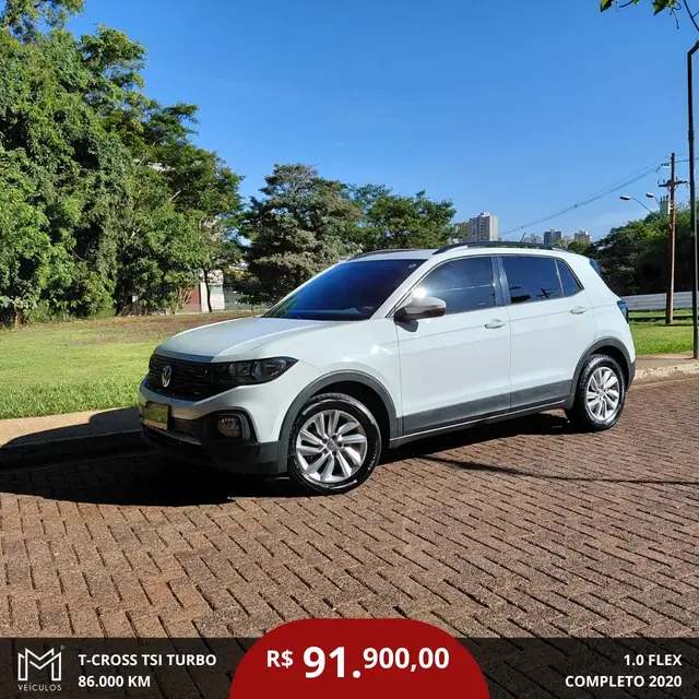 Carro Volkswagen T-Cross 2020 1.0 200 TSI Comfortline (Aut) (Flex)