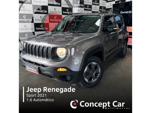 Carro Jeep Renegade 2021 Sport 1.8 4x2 (Aut) (Flex)