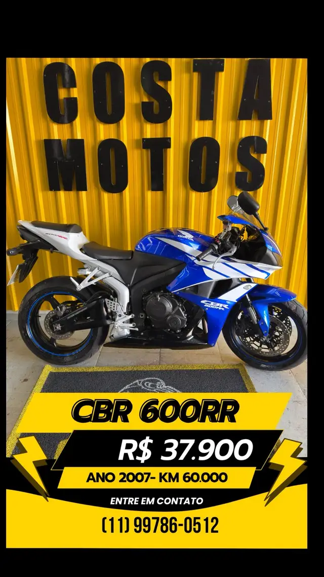 Moto Honda CBR 600 2007 RR