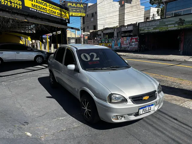 Carro Chevrolet Corsa Sedan 2002 Wind Milenium 1.0 MPFi
