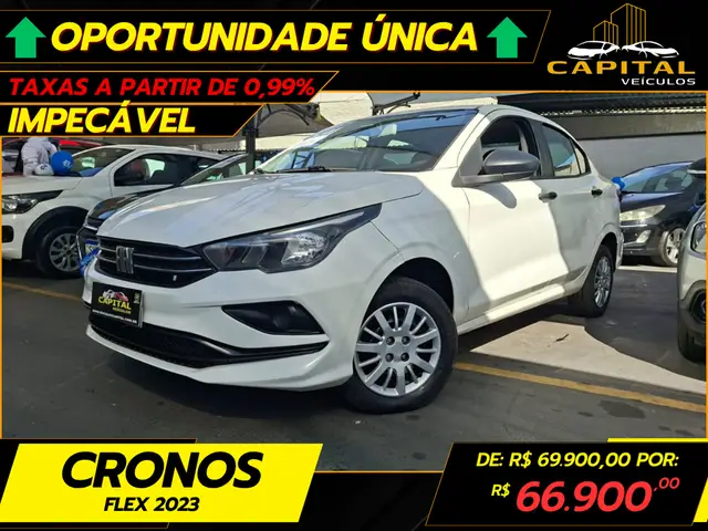Carro Fiat Cronos 2023 1.0 (Flex) MT