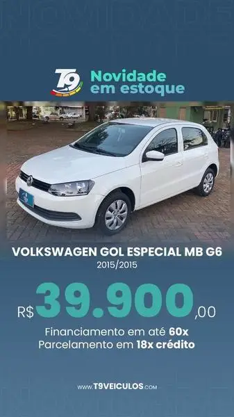 Carro Volkswagen Gol 2015 Special 1.0 Total Flex