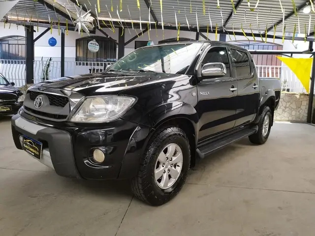Carro Toyota Hilux Cabine Dupla 2009 Hilux 2.7 SR CD 4x2 (Flex)