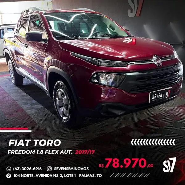 Carro Fiat Toro 2017 Freedom 1.8 AT6 4x2 (Flex)
