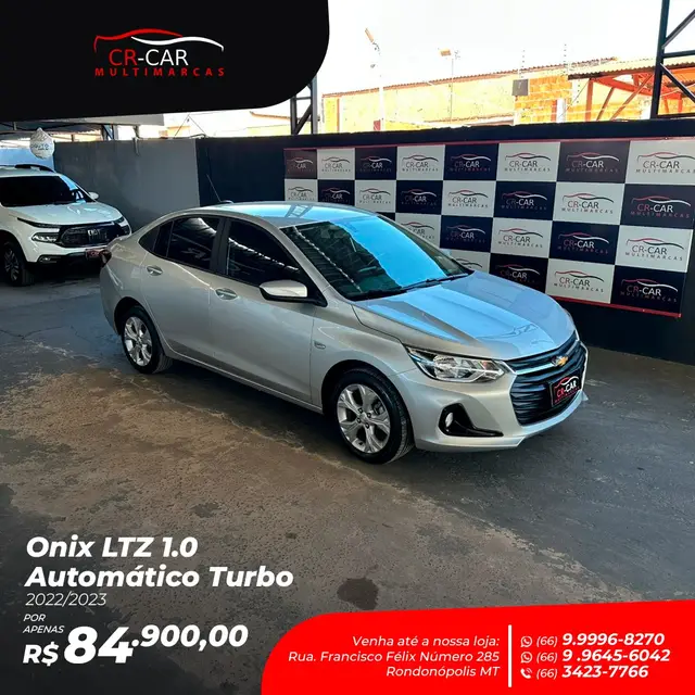 Carro Chevrolet Onix Plus 2023 LTZ 1.0 Turbo (Aut.)