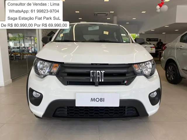 Carro Fiat Mobi 2025 Like 1.0