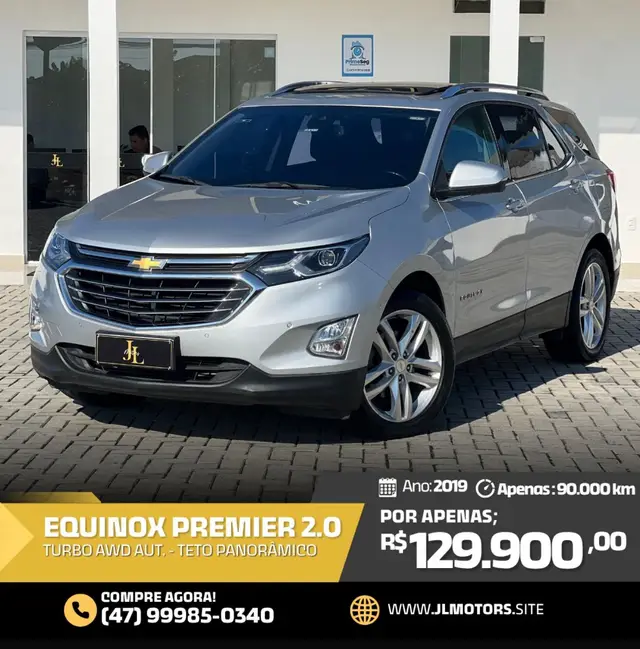 Carro Chevrolet Equinox 2019 Premier 2.0 AWD (Aut)