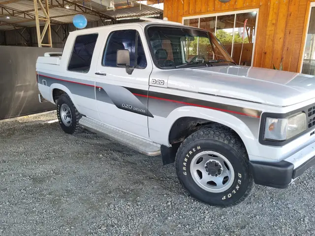 Carro Chevrolet D20 1989 Pick Up Custom S Turbo 4.0 (Cab Dupla)