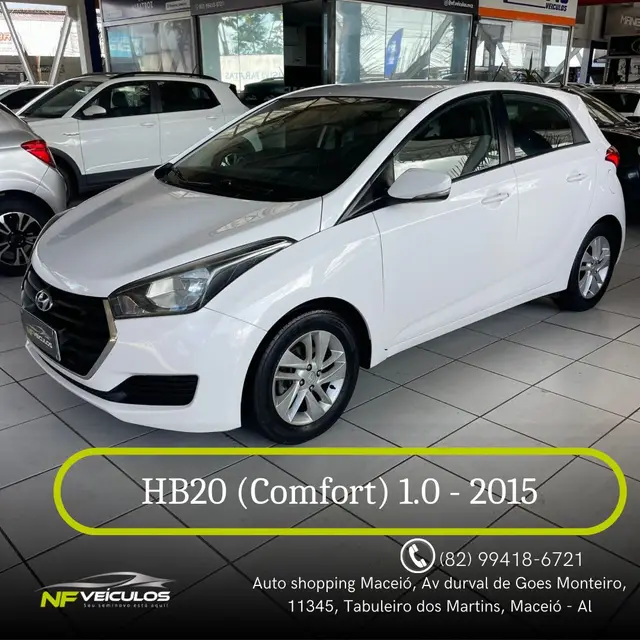 Carro Hyundai HB20 2015 1.0 Comfort (Flex)