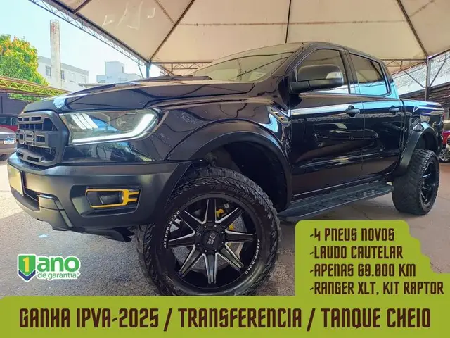 Carro Ford Ranger Cabine Dupla 2021 XLT 3.2 Turbodiesel 20V 4x4 (Aut)