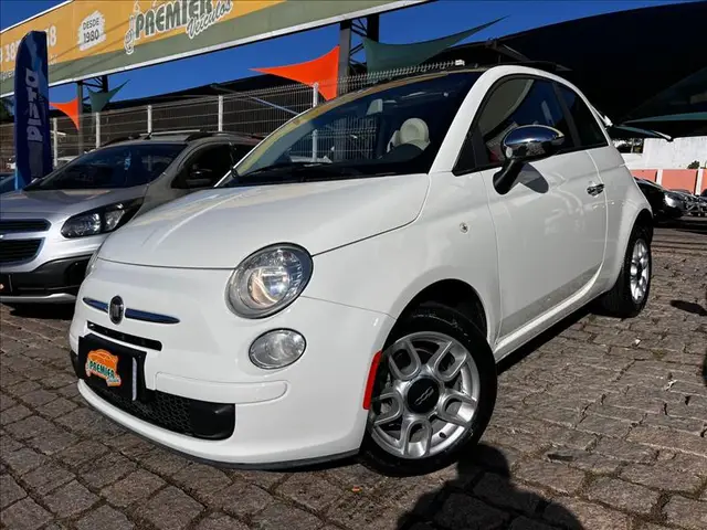 Carro Fiat 500 2014 Cabrio Dualogic 1.4 Evo (Flex)