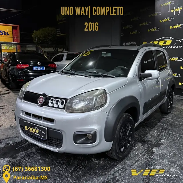 Carro Fiat Uno 2016 Way 1.0 8V (Flex) 4p