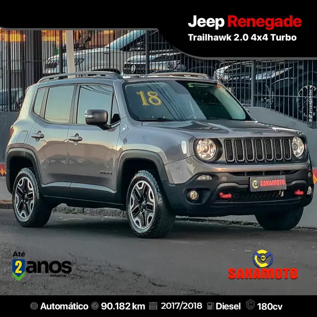 Carro Jeep Renegade 2018 Trailhawk 2.0 TDI 4x4 (Aut)