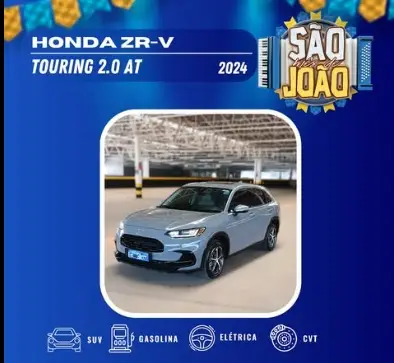 Carro Honda ZR-V 2024 Touring 2.0 (Aut.)