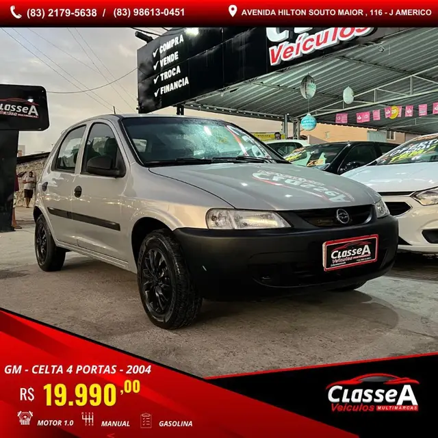 Carro Chevrolet Celta 2004 Super 1.0 VHC