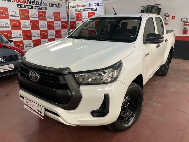 Carro Toyota Hilux Cabine Dupla 2021 STD Power Pack 2.8 TDI CD 4x4