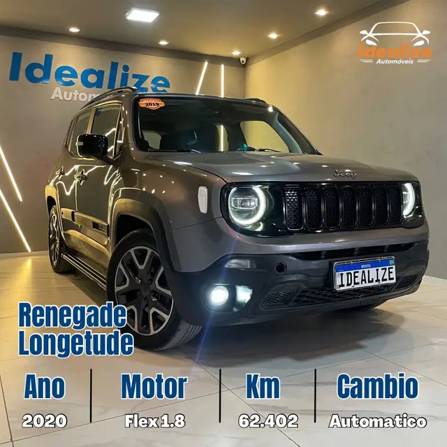Carro Jeep Renegade 2020 Longitude 1.8 4x2 (Aut) (Flex)