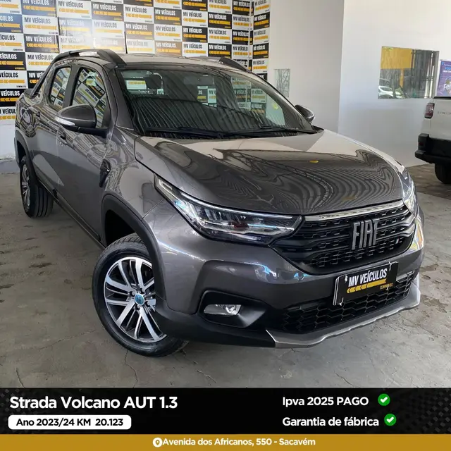 Carro Fiat Strada 2024 Volcano 1.3 Cabine Dupla (Aut.)