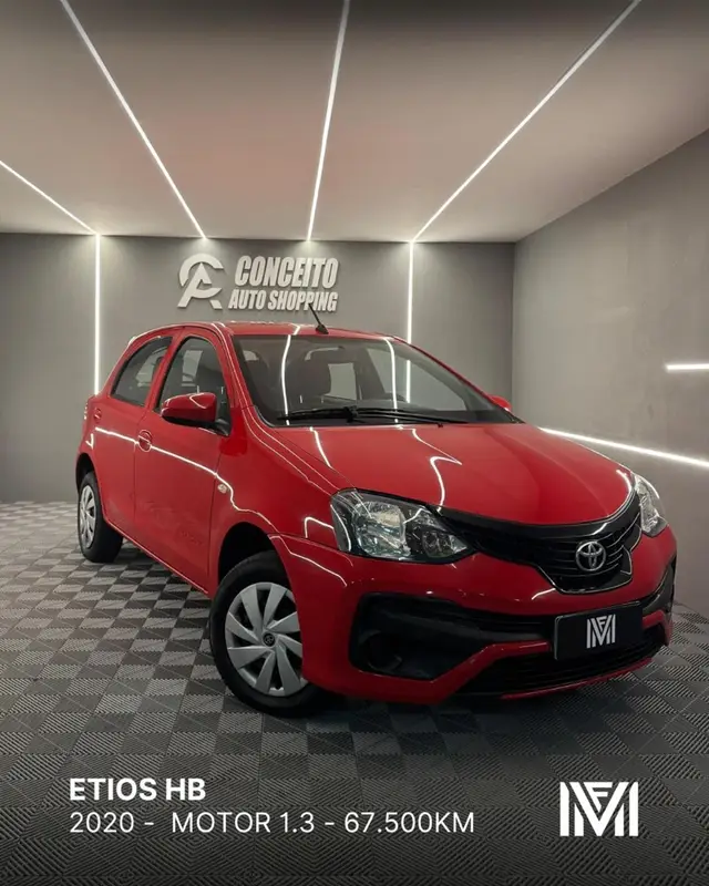 Carro Toyota Etios 2020 X 1.3 (Flex)