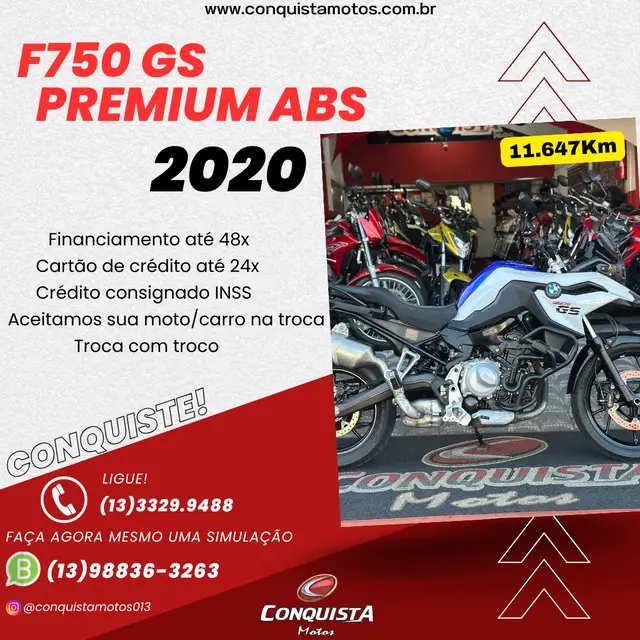 Moto BMW F 750 GS 2020 Premium