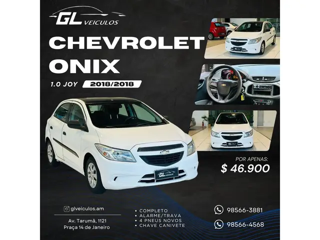 Carro Chevrolet Onix 2018 1.0 Joy SPE/4