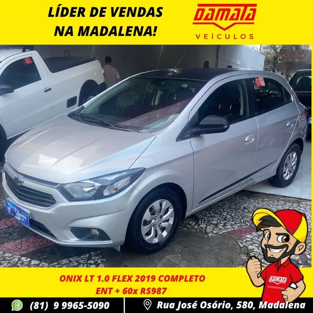 Carro Chevrolet Onix 2019 1.0 Joy SPE/4
