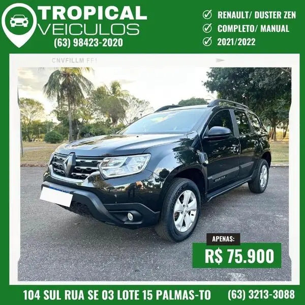 Carro Renault Duster 2022 Iconic 1.3 Turbo (Flex) (Aut.)