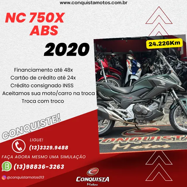 Carro Honda NC 750X 2020 STD