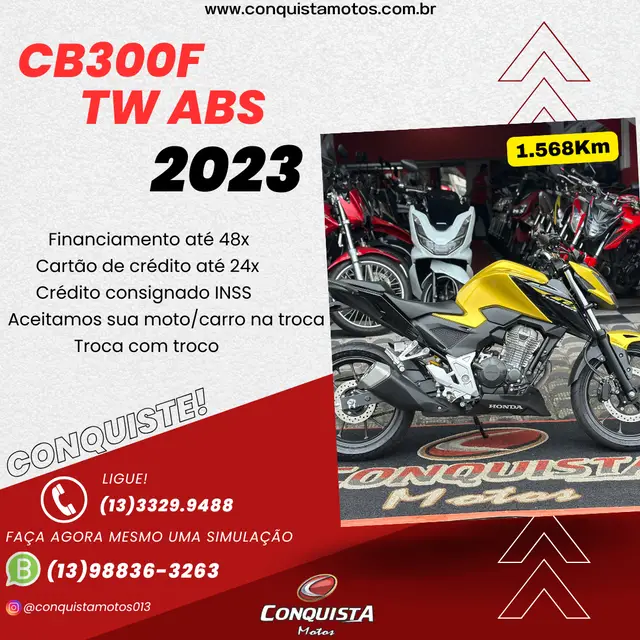 Moto Honda CB 300F Twister 2023 (ABS)