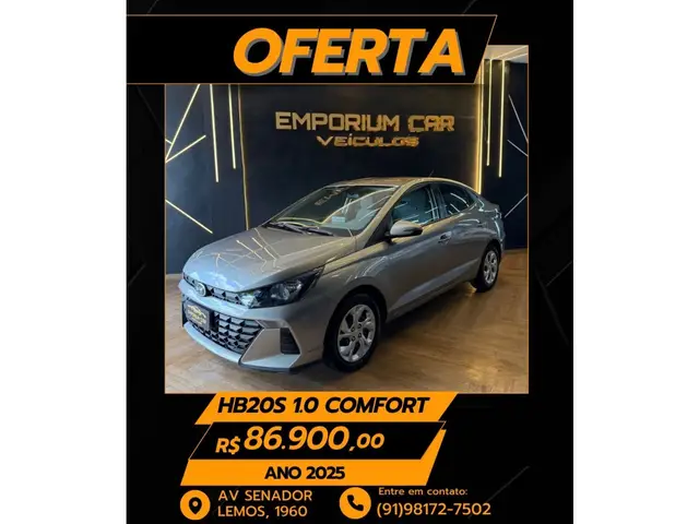 Carro Hyundai HB20S 2025 Comfort 1.0 (Flex)