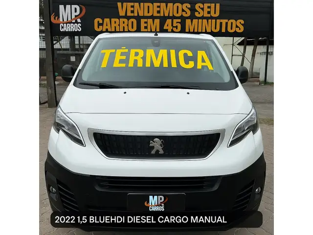 Carro Peugeot Expert 2022 Furgão 1.5 turbodiesel