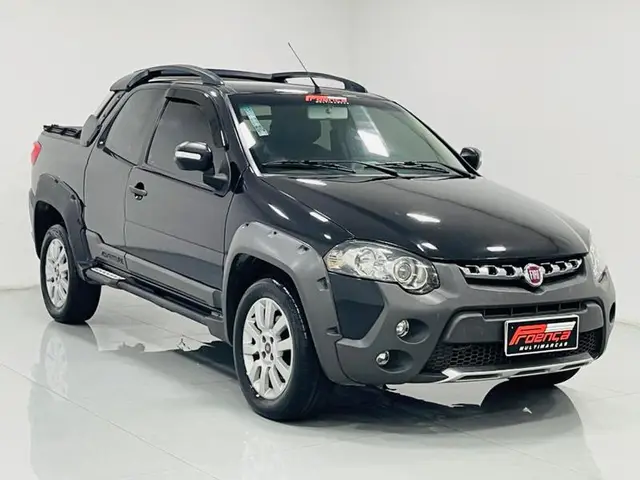 Carro Fiat Strada 2016 Adventure Ext. 1.8  Dual. Flex CD