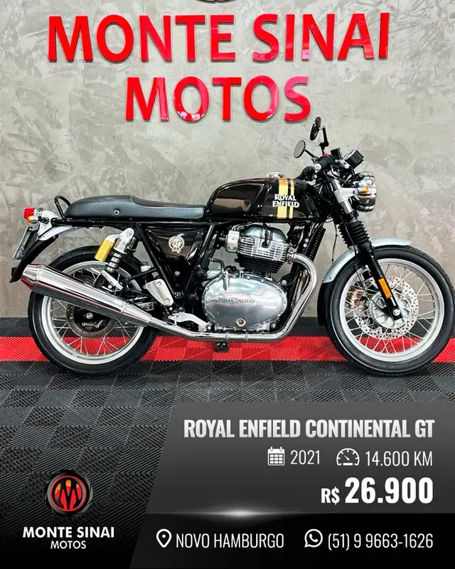 Carro Royal Enfield Continental GT 2021 650cc ABS