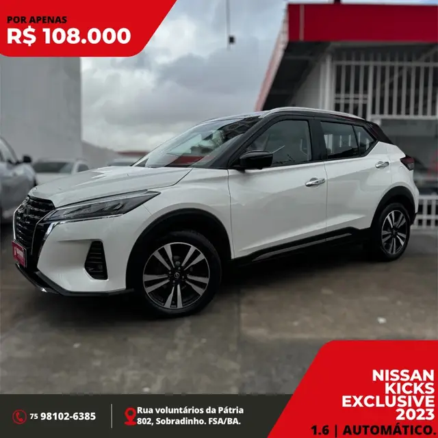 Carro Nissan Kicks 2023 Exclusive 1.6 CVT (Flex)