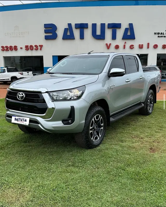 Carro Toyota Hilux Cabine Dupla 2021 SRV 2.8 TDI CD 4x4 (Aut)