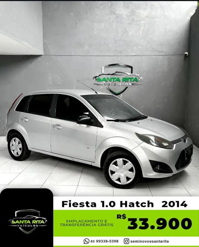 Carro Ford Fiesta Hatch 2014 S Rocam 1.0 (Flex)