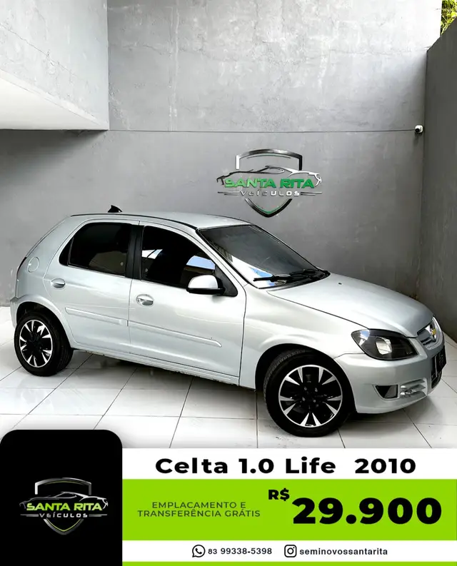 Carro Chevrolet Celta 2010 LS 1.0 (Flex) 4p