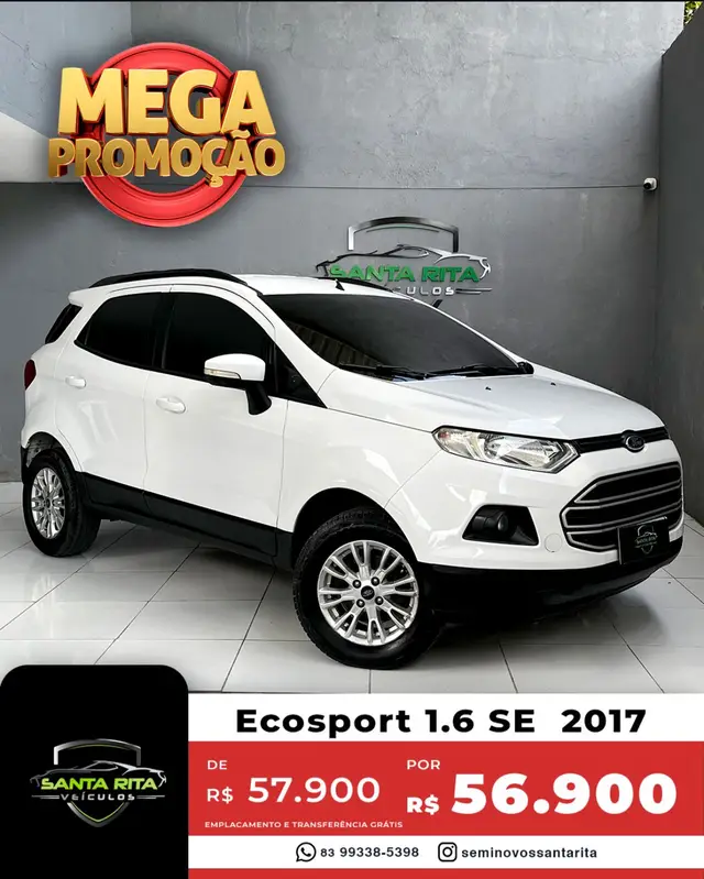 Carro Ford EcoSport 2017 Ecosport SE 1.6 16V PowerShift (Flex)