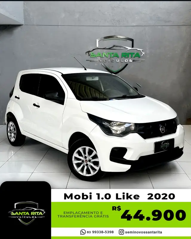 Carro Fiat Mobi 2020 Like 1.0 (Flex)