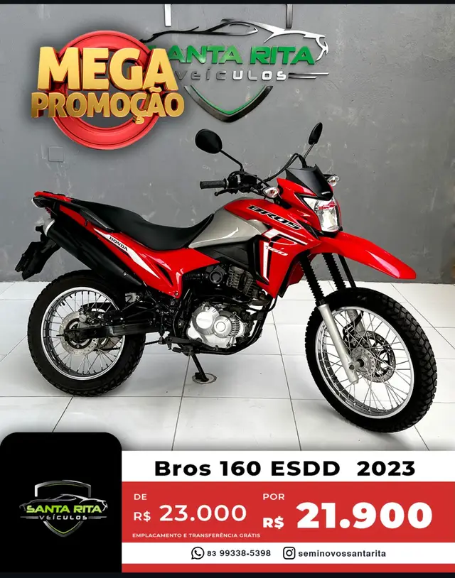 Moto Honda NXR 160 2023 Bros ESDD